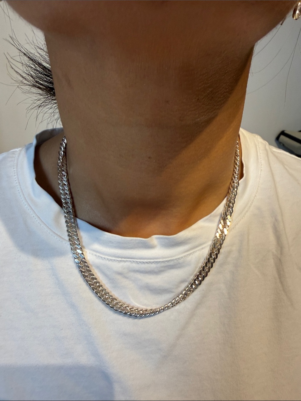 NWT Ring concierge statement Sterling /jumbo curb chain